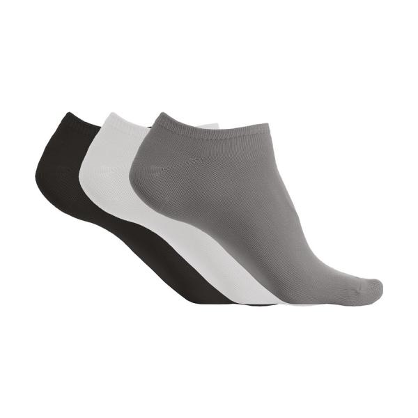 Microfibre sneaker socks (3 pairs per pack)