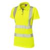 Pippacott ISO 20471 Cl 2 Coolviz Plus Women's Polo Shirt Yellow