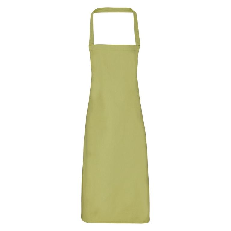 100% Cotton apron - organic certified Lime
