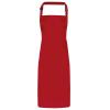 Waterproof bib apron Red