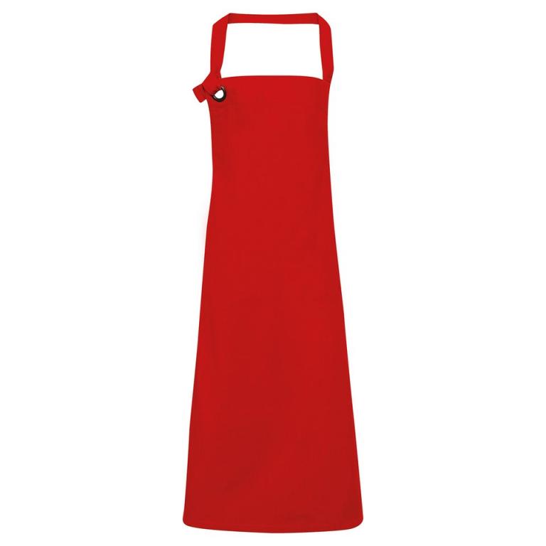 Calibre heavy cotton canvas bib apron Red
