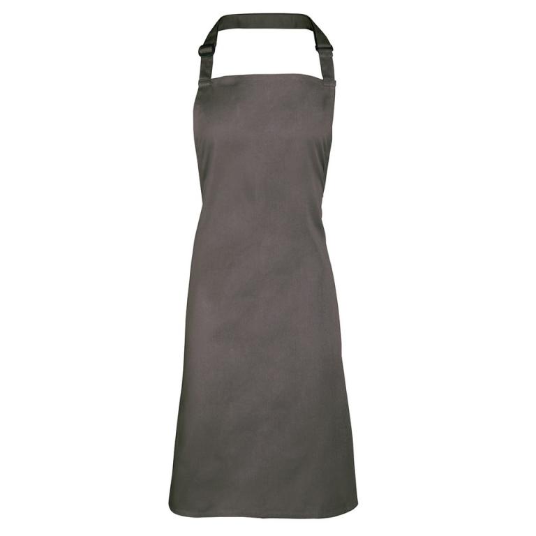Colours bib apron Dark Grey