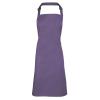 Colours bib apron Purple