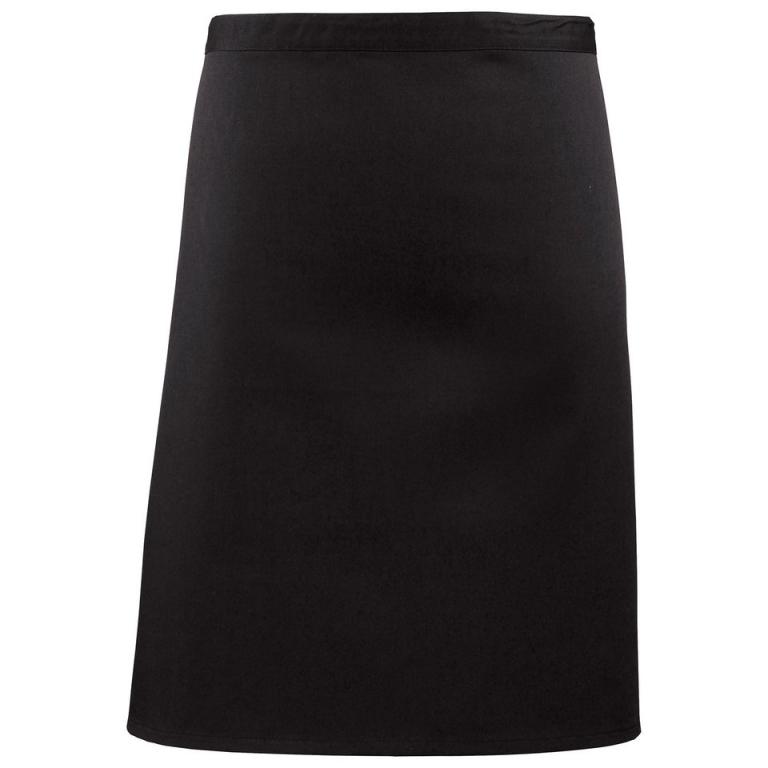 Colours mid-length apron Black