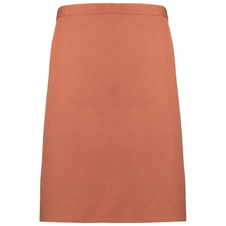 Colours mid-length apron Chestnut