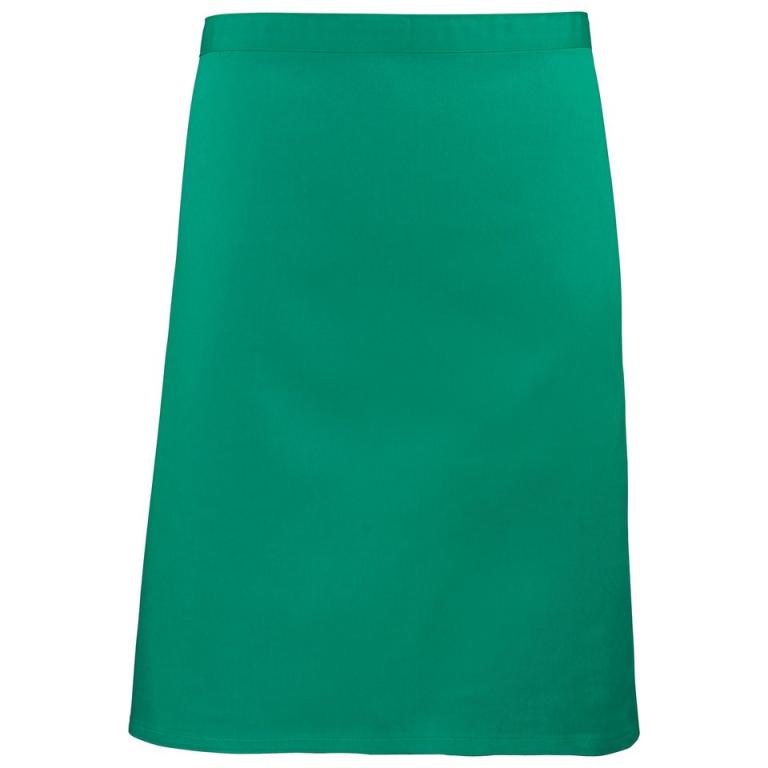 Colours mid-length apron Emerald