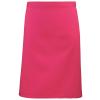 Colours mid-length apron Hot Pink