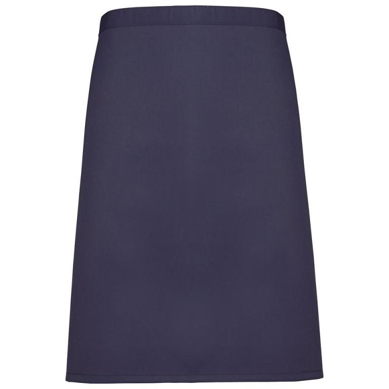 Colours mid-length apron Marine Blue