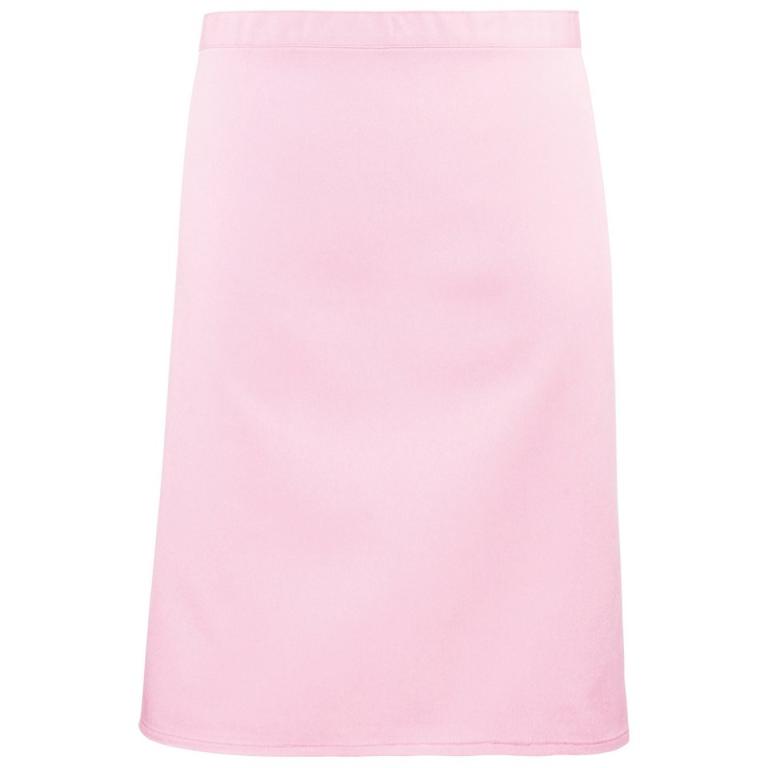 Colours mid-length apron Pink