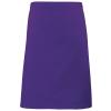 Colours mid-length apron Purple