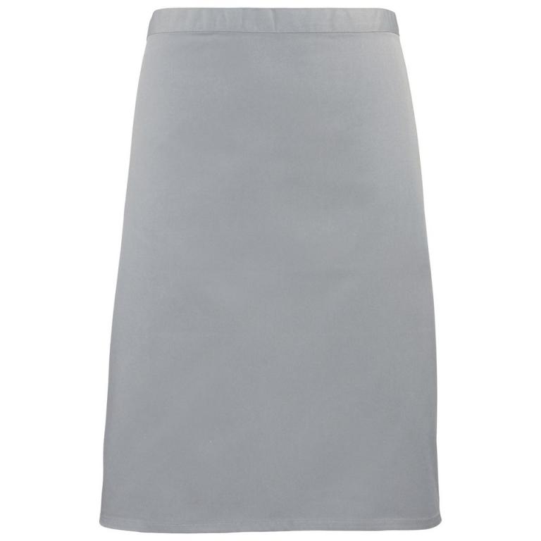 Colours mid-length apron Silver Grey
