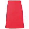 Colours mid-length apron Strawberry Red