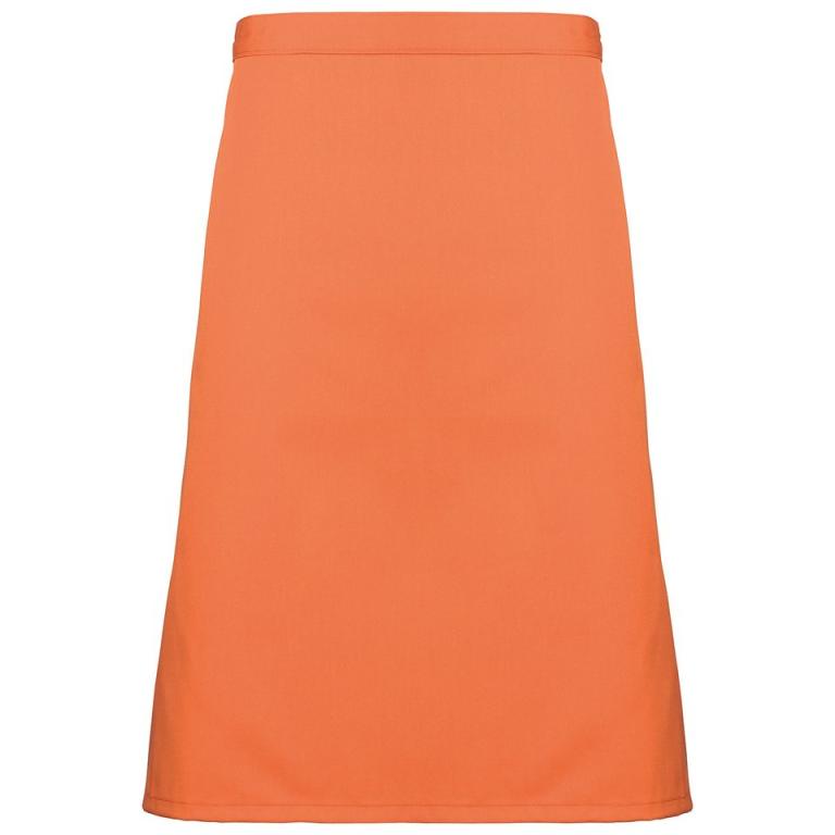 Colours mid-length apron Terracotta