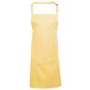 Colours bib apron with pocket Lemon