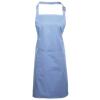 Colours bib apron with pocket Mid Blue