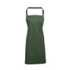 Colours bib apron with pocket Moss Green