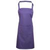 Colours bib apron with pocket Purple
