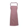 Colours bib apron with pocket Rose