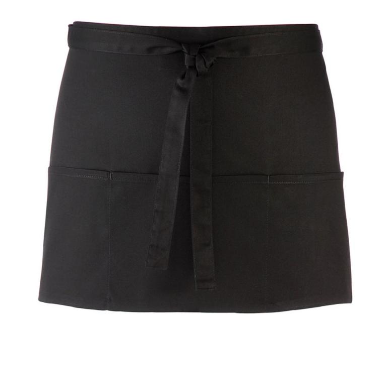 Colours 3-pocket apron Black