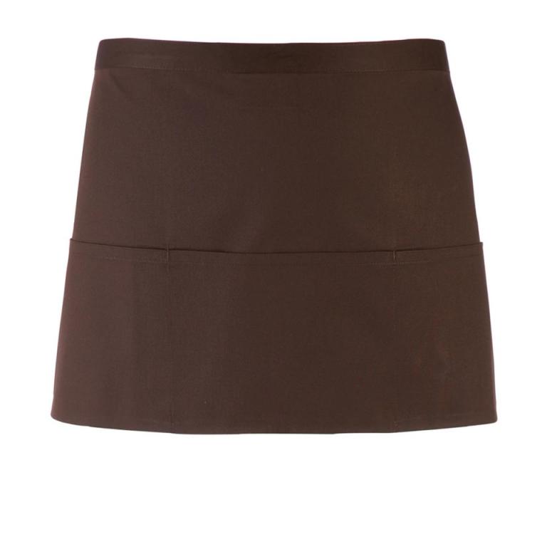 Colours 3-pocket apron Brown
