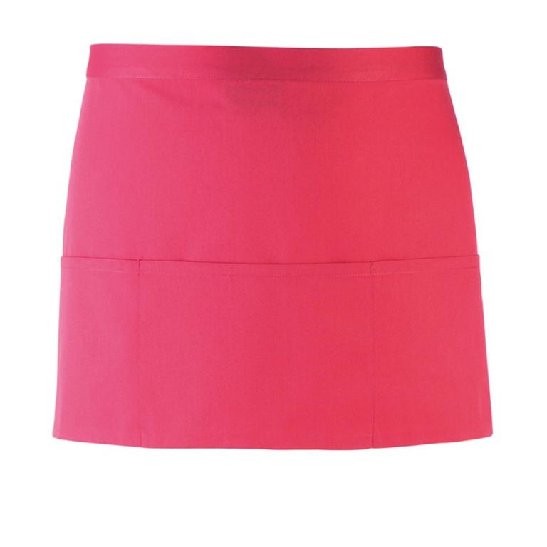 Colours 3-pocket apron Hot Pink