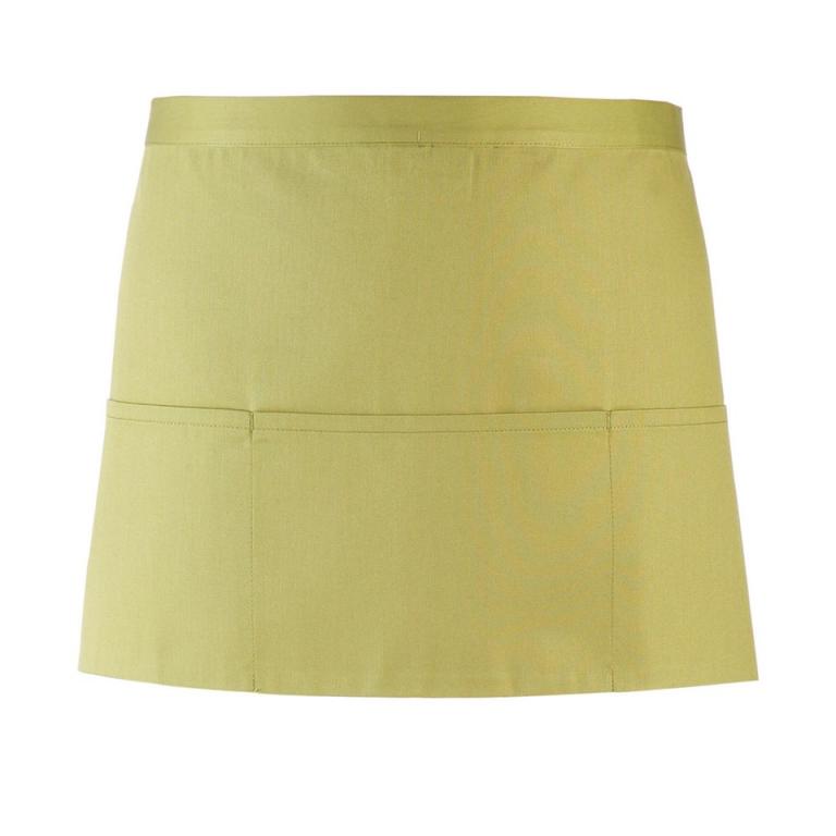 Colours 3-pocket apron Lime