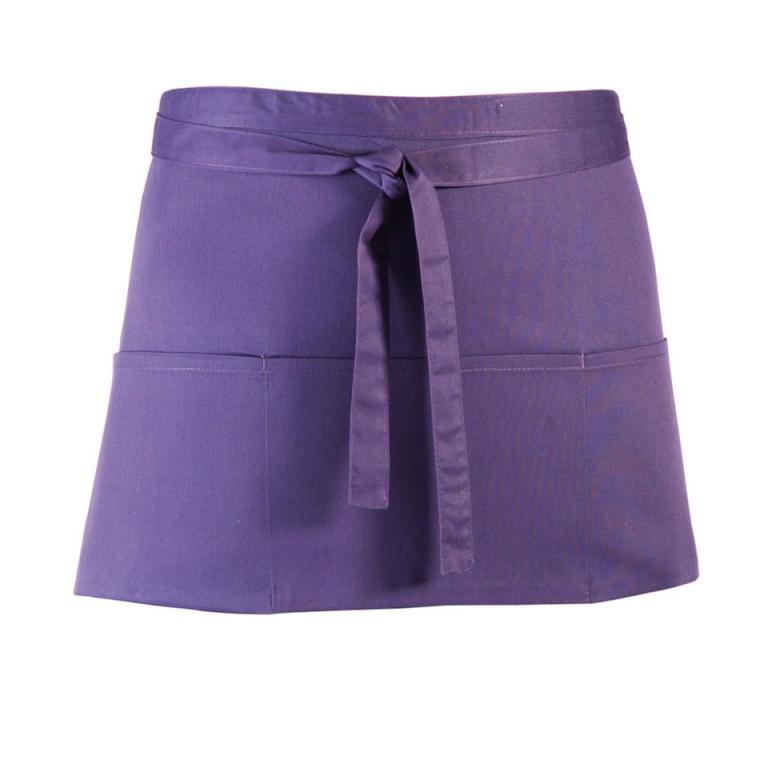 Colours 3-pocket apron Purple