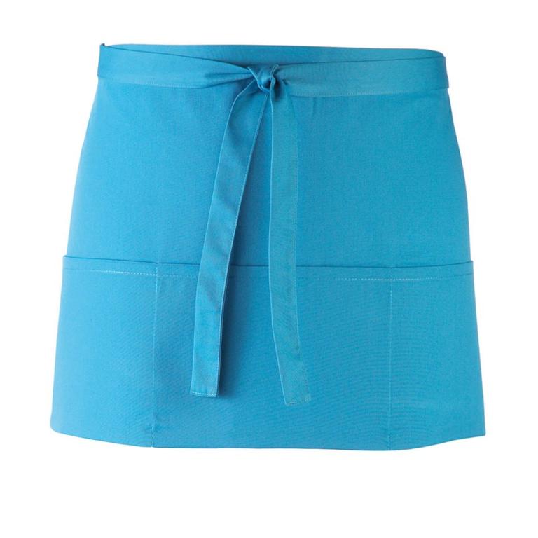 Colours 3-pocket apron Turquoise