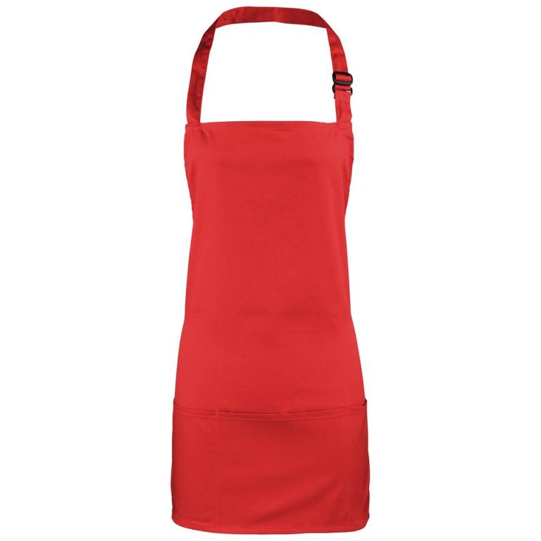 Colours 2-in-1 apron Red