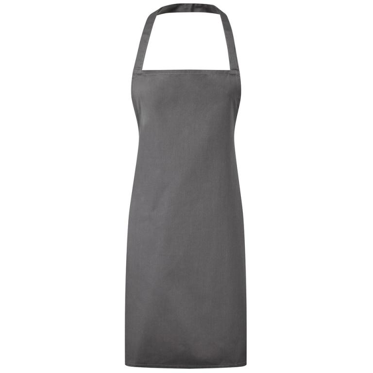 Essential bib apron Dark Grey