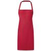 Essential bib apron Red