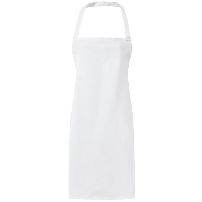 Essential bib apron White