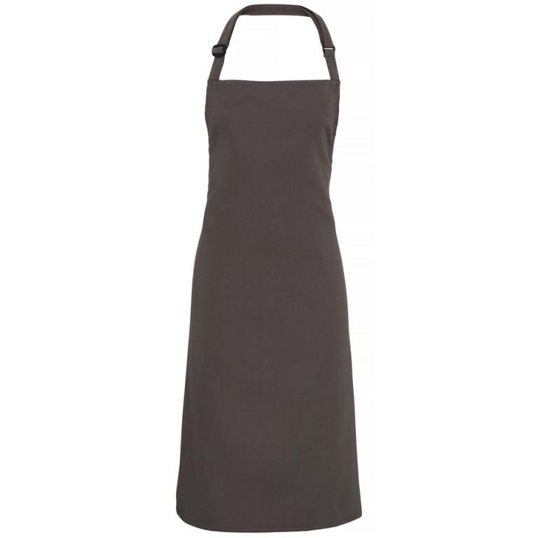 100% Polyester bib apron Dark Grey