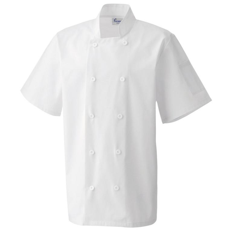 Short sleeve chef’s jacket White