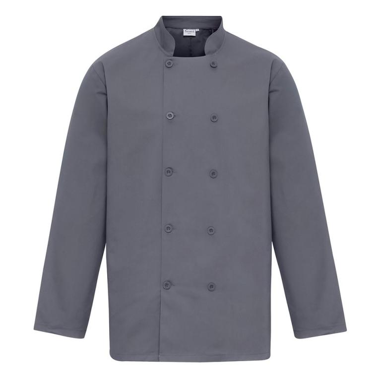 Long sleeve chef’s jacket Steel