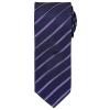 Sports stripe tie Navy/Purple