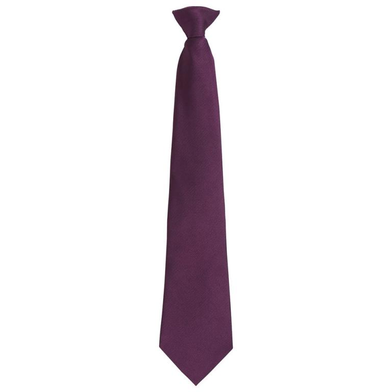 'Colours Originals' fashion clip tie Purple