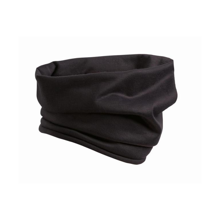 Snood face covering Black