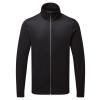 Men's spun dyed sustainable zip-through sweatshirt Black