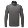 Men's spun dyed sustainable zip-through sweatshirt Dark Grey