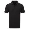 ‘Essential’ unisex short sleeve workwear polo shirt Black
