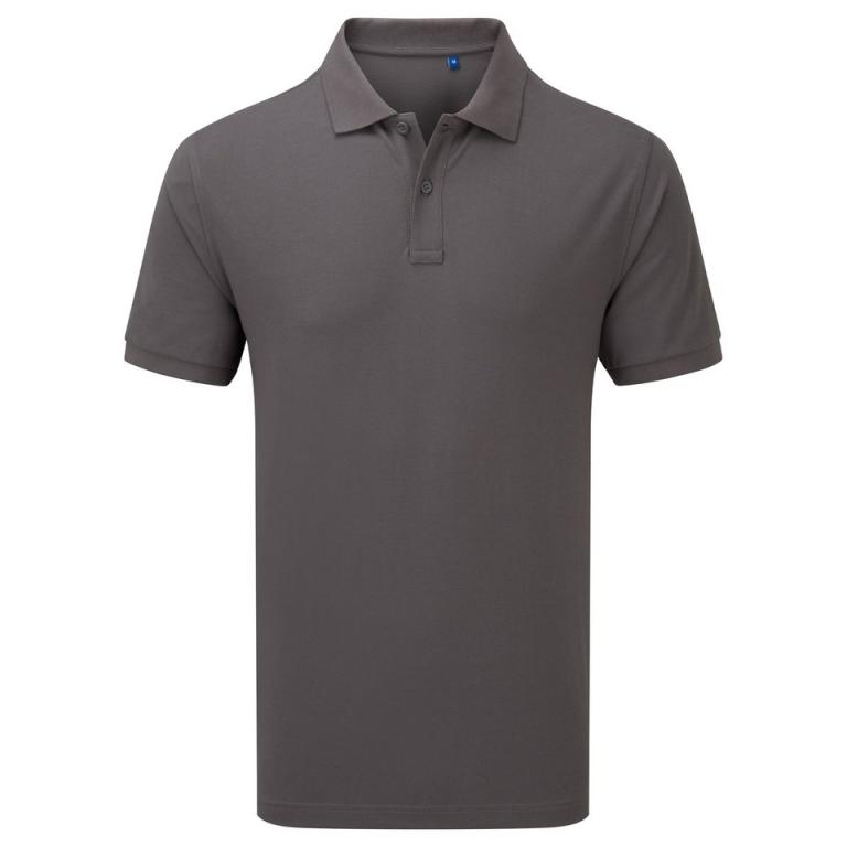‘Essential’ unisex short sleeve workwear polo shirt Dark Grey