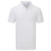 ‘Essential’ unisex short sleeve workwear polo shirt White