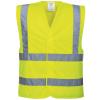 Hi-vis two-band-and-brace vest (C470) Yellow
