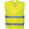 Hi-vis two-band vest (C474) Yellow