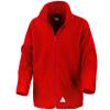 Core junior microfleece jacket Red