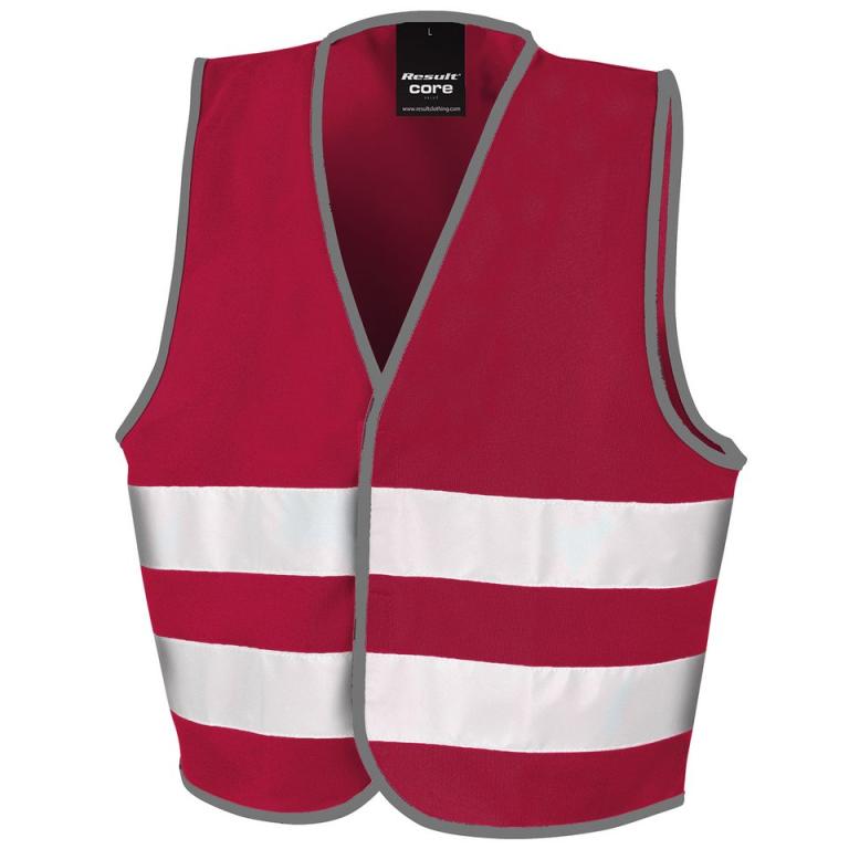 Core junior safety vest Burgundy
