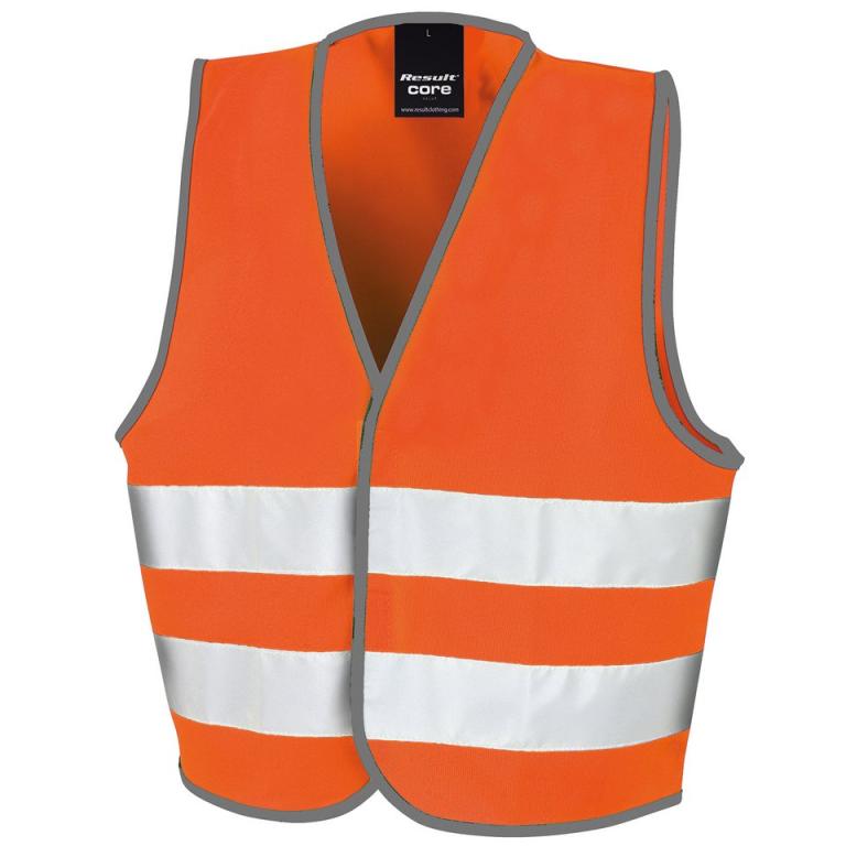 Core junior safety vest Fluorescent Orange