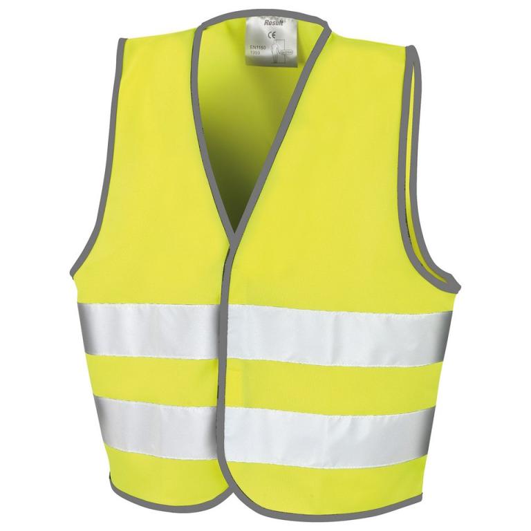 Core junior safety vest Fluorescent Yellow
