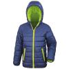 Core junior soft padded jacket Navy/Lime
